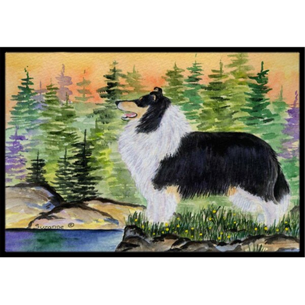 Carolines Treasures Collie Indoor Or Outdoor Doormat - 24 x 36 in. CA68717 - main